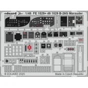 B-26G Marauder ICM - Eduard Accessories FE1529