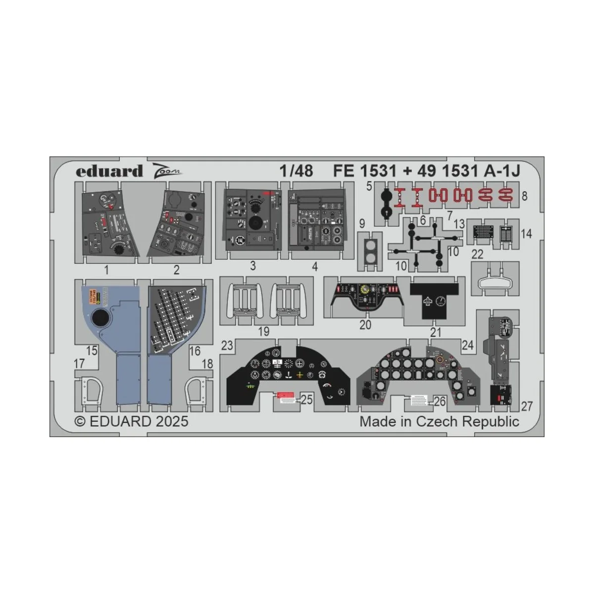 A-1J TAMIYA, 1/48 - Eduard Accessories FE1531