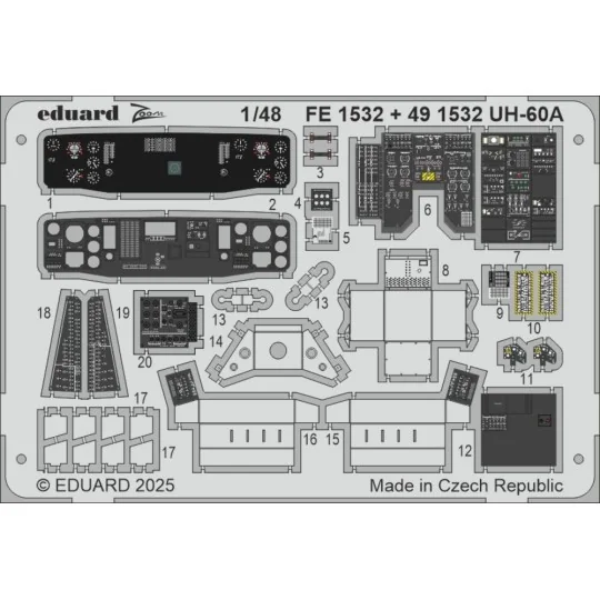 UH-60A ICM, 1/48 - Eduard Accessories FE1532