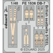 DB-7 Boston III British seatbelts STEEL HKM - Eduard Accessories FE...