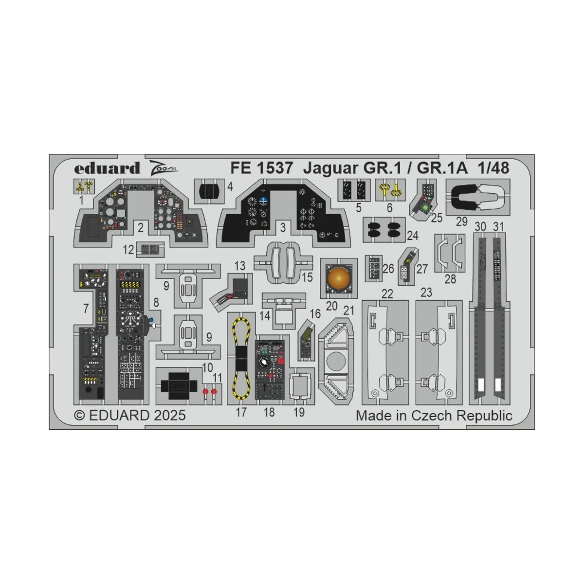Jaguar GR.1 / GR.1A AIRFIX - Eduard Accessories FE1537