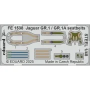 Jaguar GR.1 / GR.1A seatbelts STEEL AIRFIX, 1/48 - Eduard Accessori...