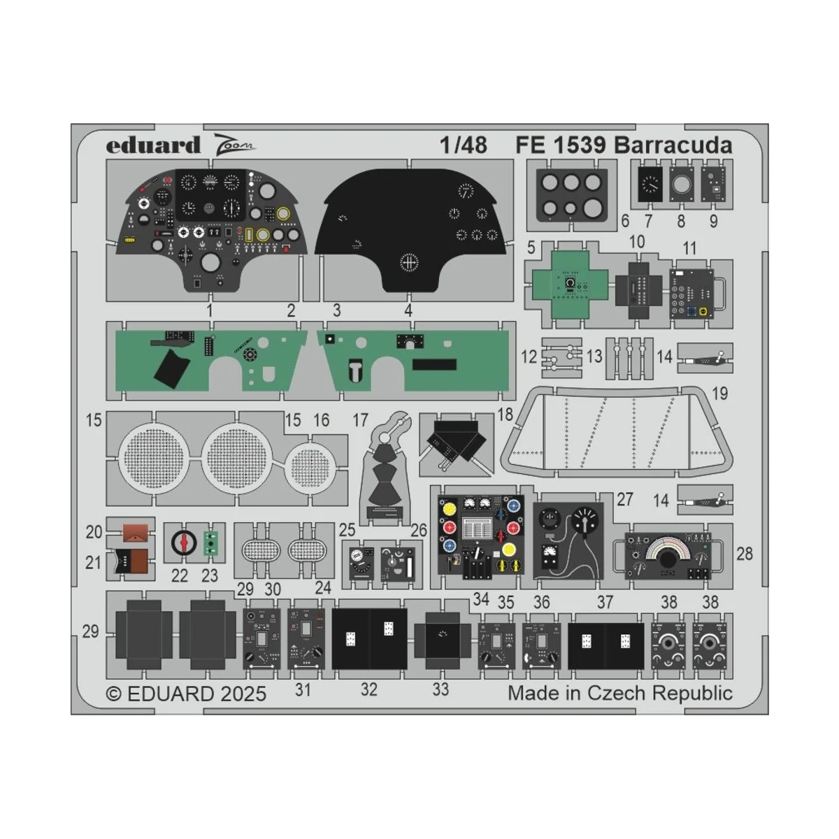 Barracuda TRUMPETER - Eduard Accessories FE1539