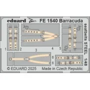 Barracuda seatbelts STEEL TRUMPETER, 1/48 - Eduard Accessories FE1540 Barracuda seatbelts STEEL TRUMPETER, 1/48 - Eduard Accessories FE1540