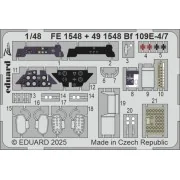 Bf 109E-4/7 TAMIYA - Eduard Accessories FE1548