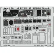 B-26F Marauder ICM, 1/48 - Eduard Accessories FE1552