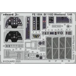 Bf 110D Weekend EDUARD - Eduard Accessories FE1554