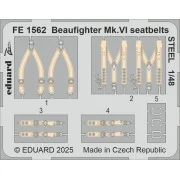 Beaufighter Mk.VI seatbelts STEEL for Revell - Eduard Accessories F...