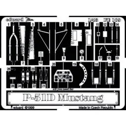 P-51 D Mustang, 1/48 - Eduard Accessories FE109