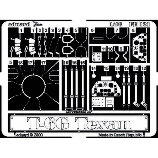 T-6G Texan, 1/48 - Eduard Accessories FE121