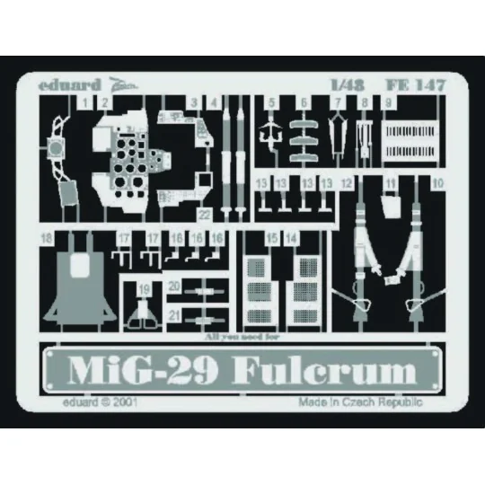 MiG-29 - Eduard Accessories FE147