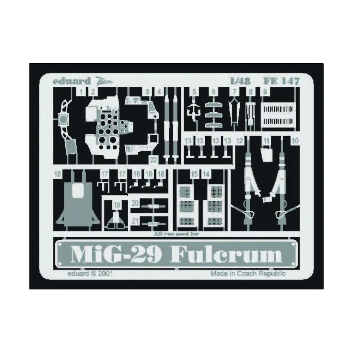 MiG-29 - Eduard Accessories FE147