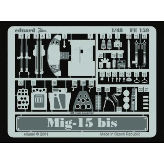 MiG-15 bis - Eduard Accessories FE159