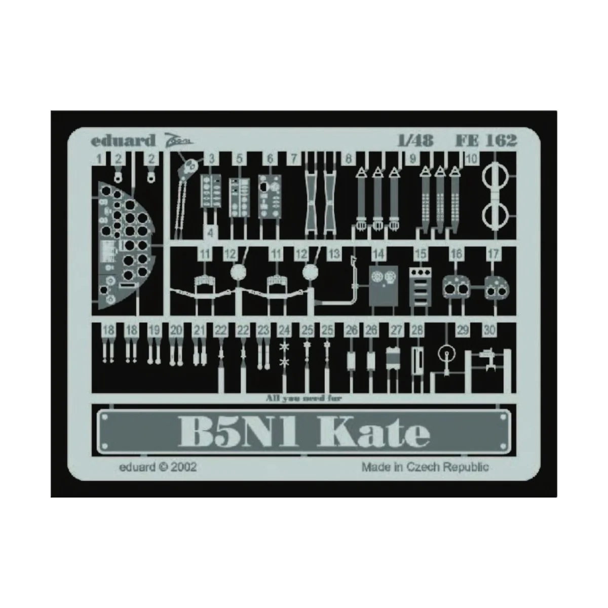 B5N1 Kate, 1/48 - Eduard Accessories FE162 B5N1 Kate, 1/48 - Eduard Accessories FE162
