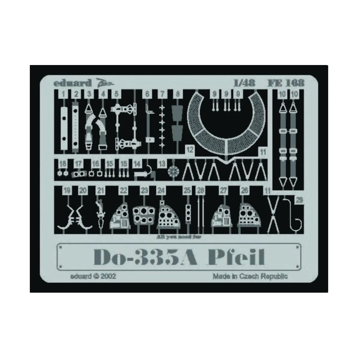 Dornier Do 335A Pfeil - Eduard Accessories FE168