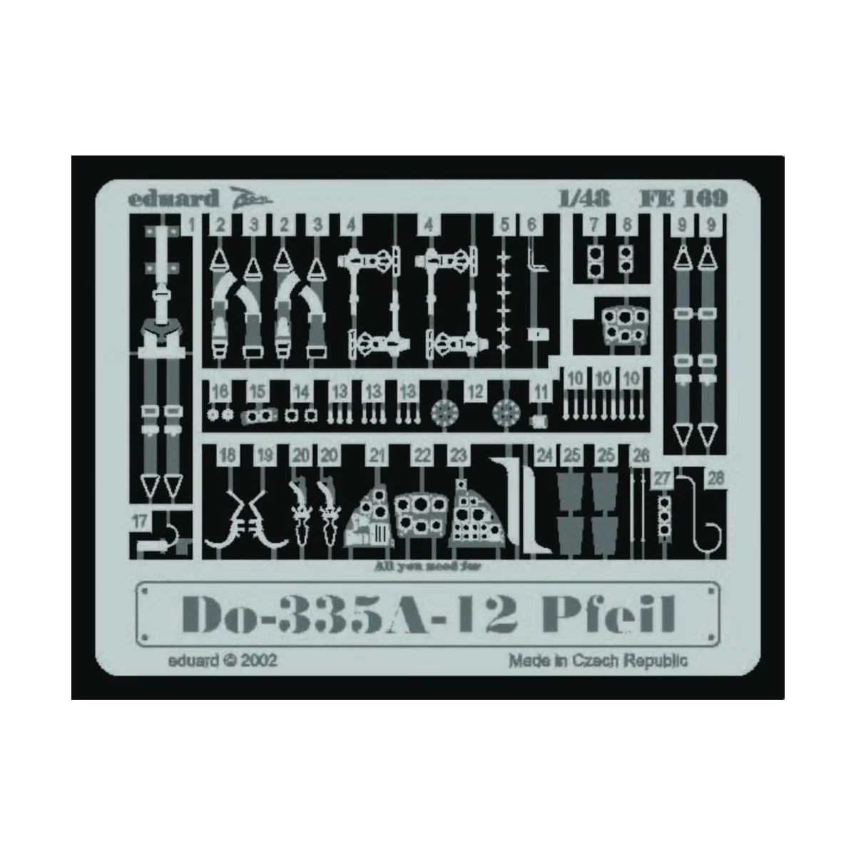 Dornier Do 335A-12 Pfeil - Eduard Accessories FE169