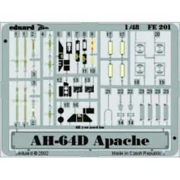 AH-64D Apache, 1/48 - Eduard Accessories FE201