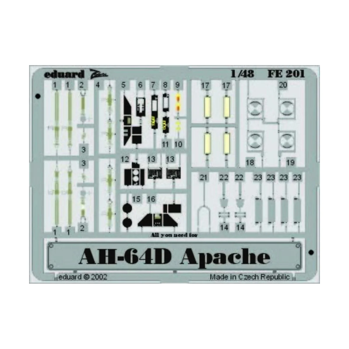 AH-64D Apache - Eduard Accessories FE201