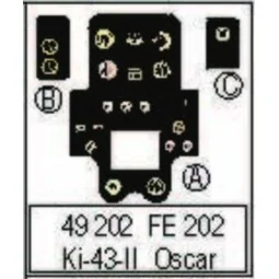 Ki -43 II Oscar, 1/48 - Eduard Accessories FE202