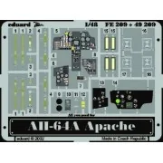 AH-64 A Apache, 1/48 - Eduard Accessories FE209
