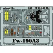 Fw 190A-3, 1/48 - Eduard Accessories FE214