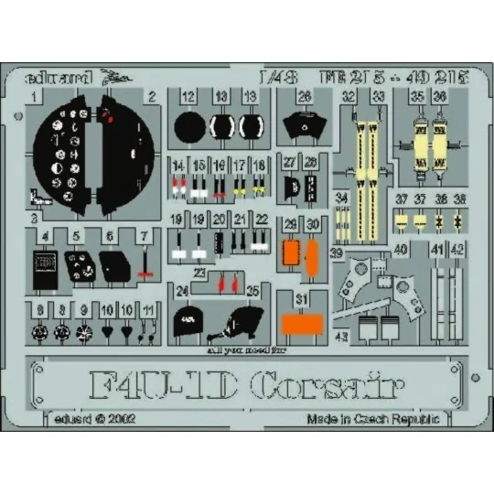 F4U-1D Corsair, 1/48 - Eduard Accessories FE215