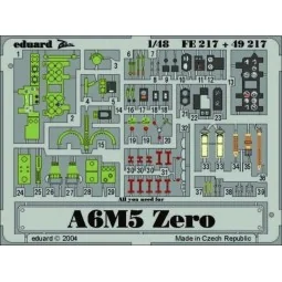 A6M5 Zero, 1/48 - Eduard Accessories FE217