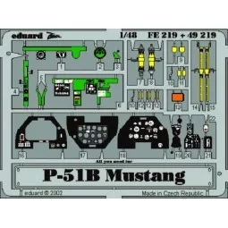 P-51B Mustang, 1/48 - Eduard Accessories FE219