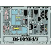 Bf-109E4/7 - Eduard Accessories FE220