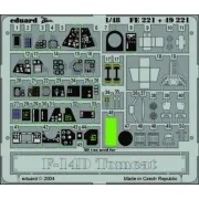 F-14D Tomcat, 1/48 - Eduard Accessories FE221