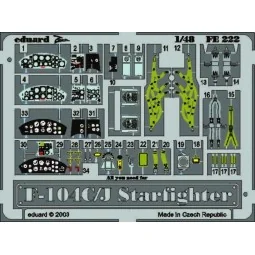 F-104C/J Starfighter, 1/48 - Eduard Accessories FE222