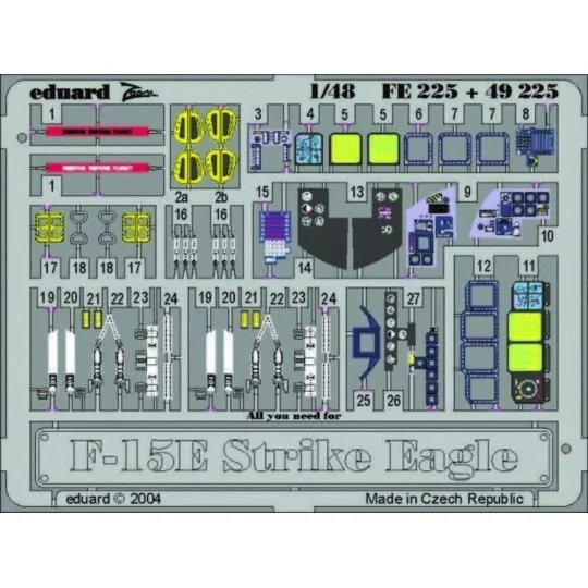 F-15E Strike Eagle - Eduard Accessories FE225