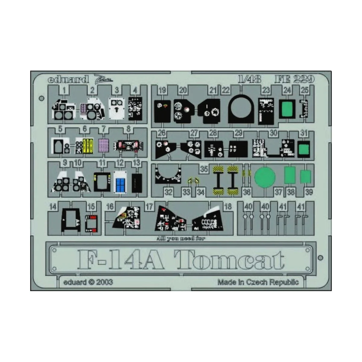 F-14A Tomcat - Eduard Accessories FE229