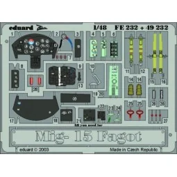 MiG-15 Fagot - Eduard Accessories FE232