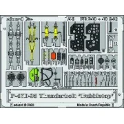 P-47D-25 Thunderbolt Bubbletop, 1/48 - Eduard Accessories FE240