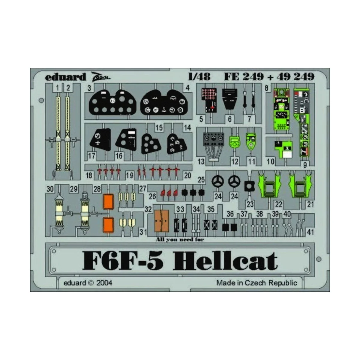 F6F-5 Hellcat - Eduard Accessories FE249