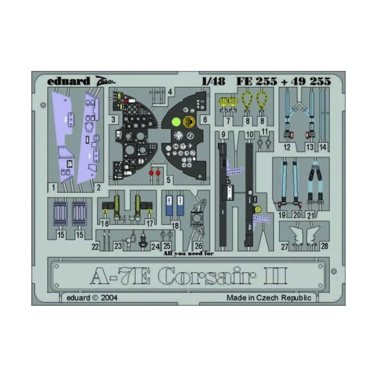 A-7E Corsair II - Eduard Accessories FE255
