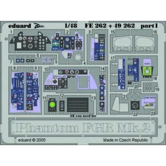 Phantom FGR Mk.2 für Hasegawa Bausatz - Eduard Accessories FE262