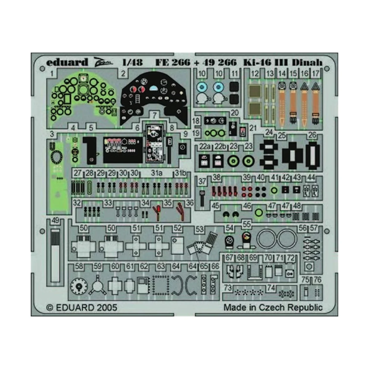 Ki-46 III Dinah - Eduard Accessories FE266