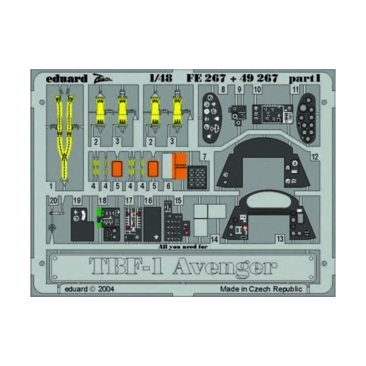 TBF-1 Avenger - Eduard Accessories FE267