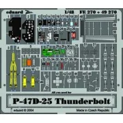 P-47D-25 Thunderbolt, 1/48 - Eduard Accessories FE270