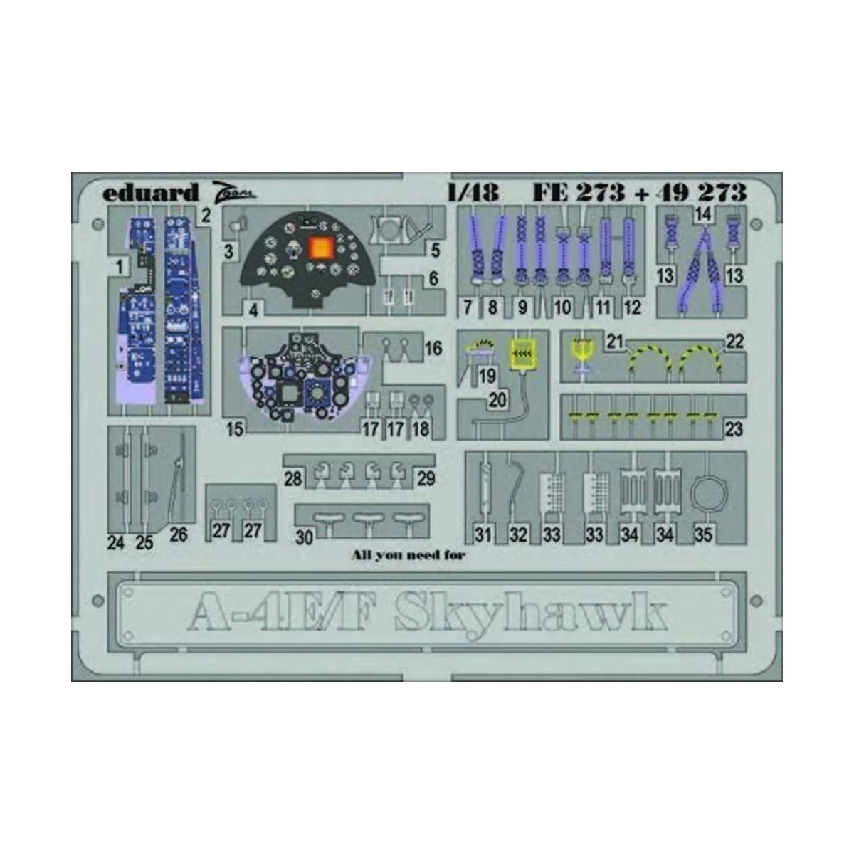 A-4E/F Skyhawk - Eduard Accessories FE273
