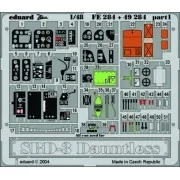 SBD-3 Dauntless, 1/48 - Eduard Accessories FE284