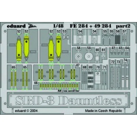 SBD-3 Dauntless - Eduard Accessories FE284