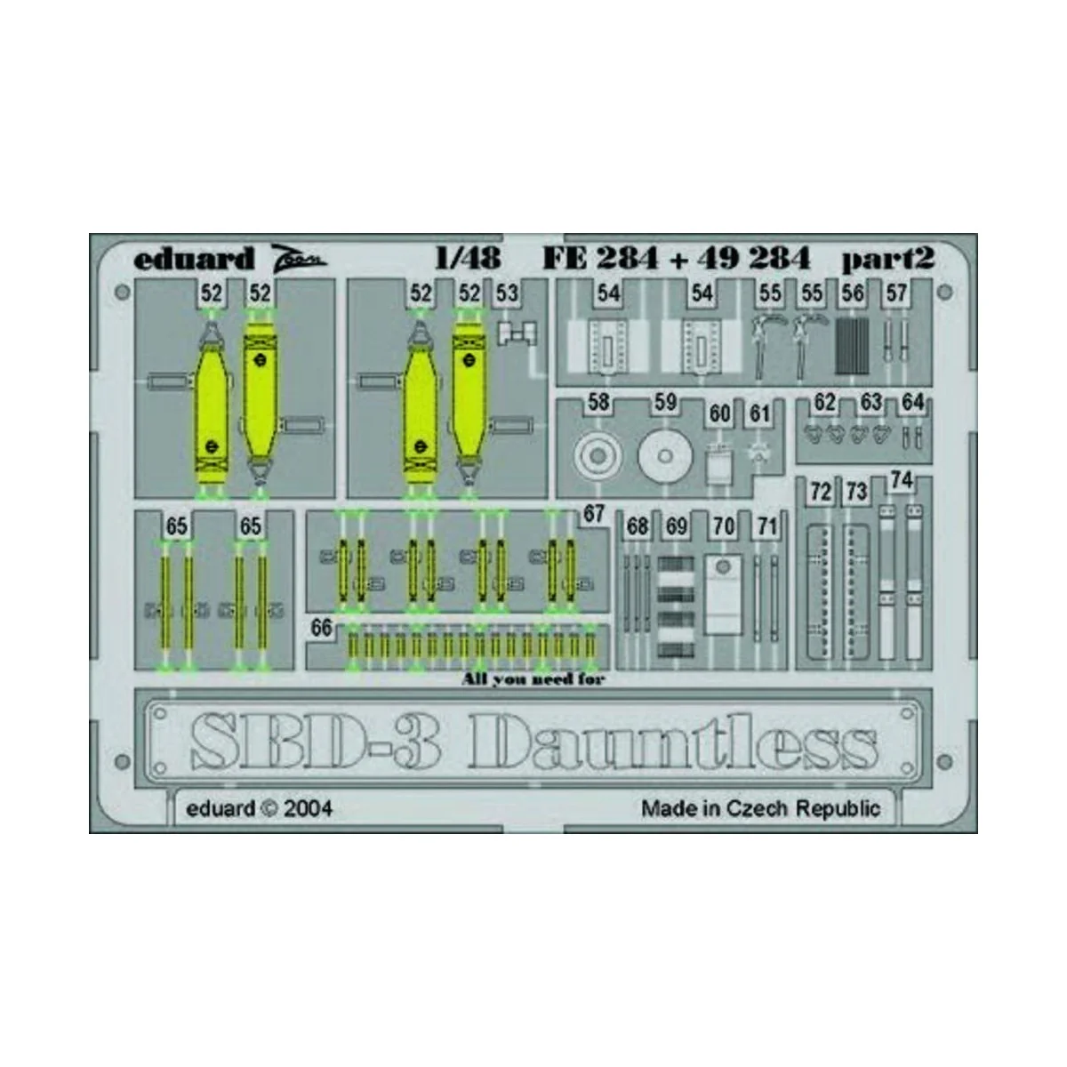 SBD-3 Dauntless - Eduard Accessories FE284