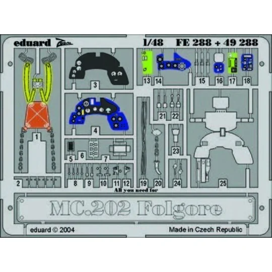 MC.202 Folgore - Eduard Accessories FE288