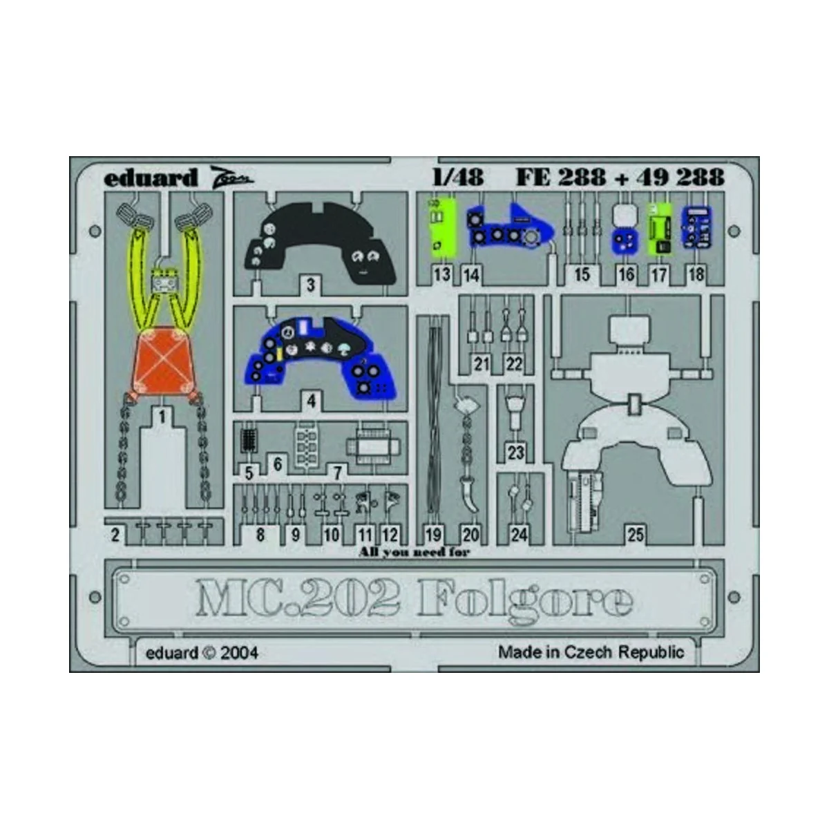 MC.202 Folgore - Eduard Accessories FE288