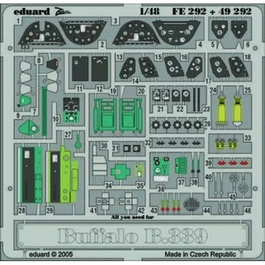 Buffalo Model 339 - Eduard Accessories FE292