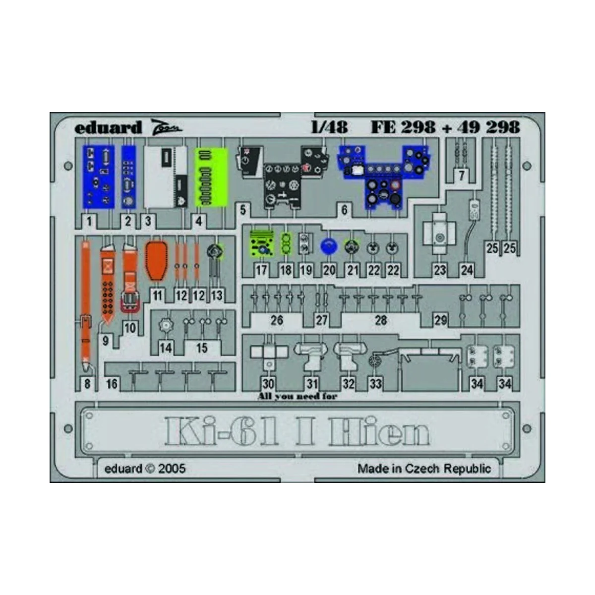 Ki-61 l Hien - Eduard Accessories FE298