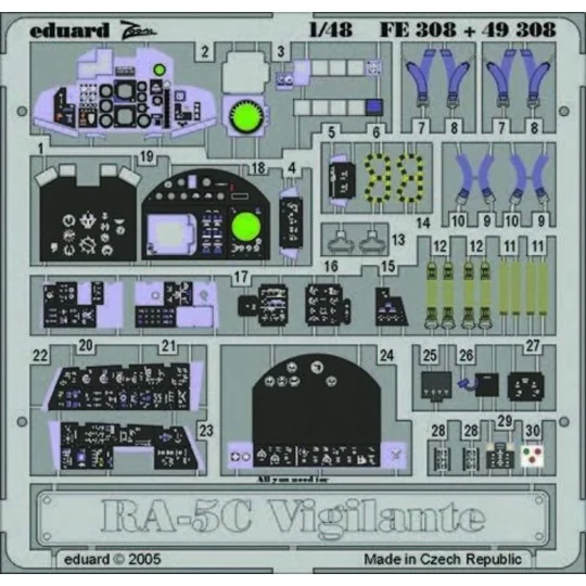 RA-5C Vigilante FE308 - Eduard Accessories FE308